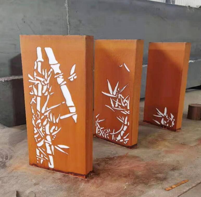 定安锈钢板灯箱